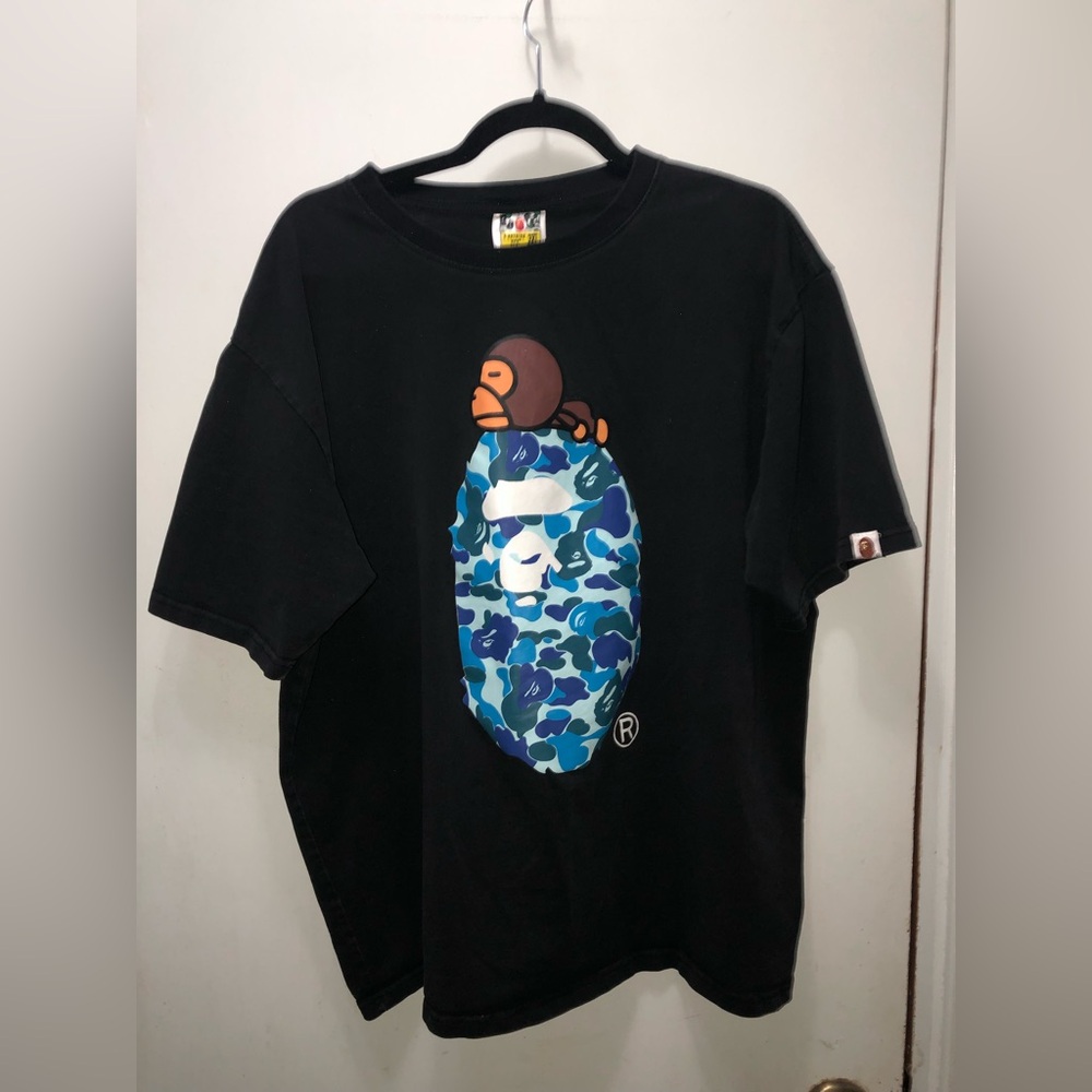BAPE ABC Camo Milo on Big Ape Tee